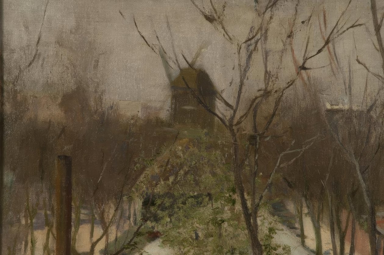 Park von Moulin de la Galette von Santiago Rusiñol