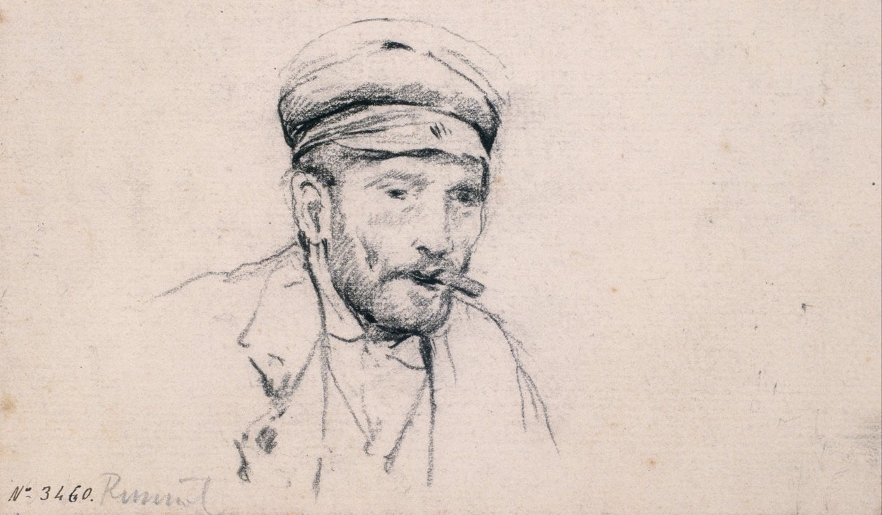 Studie eines Mannes von Santiago Rusiñol