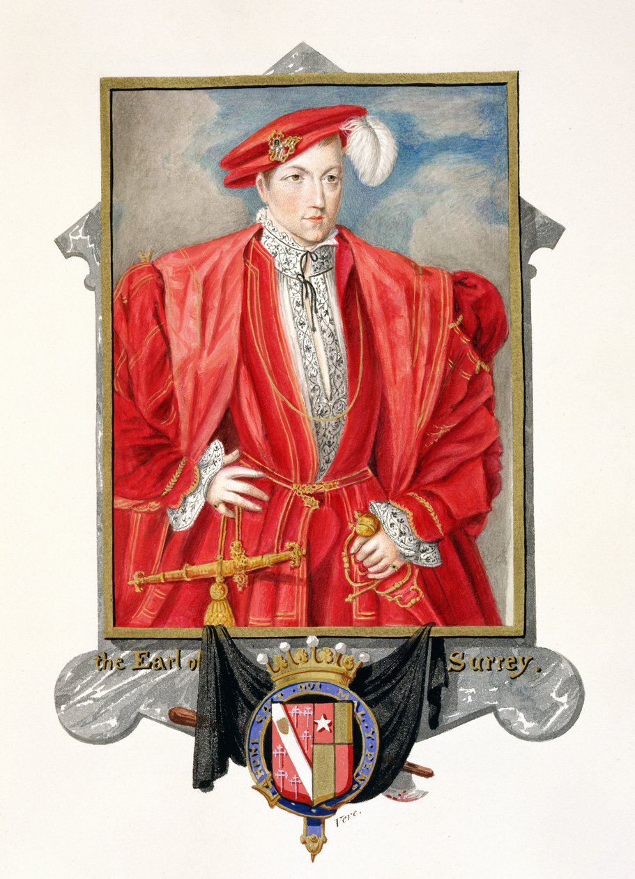 Porträt von Henry Howard (ca. 1517-47) Earl of Surrey aus 