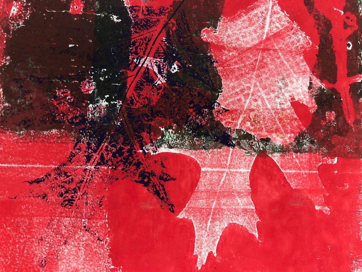 Rotes Blatt von Sarah Thompson-Engels