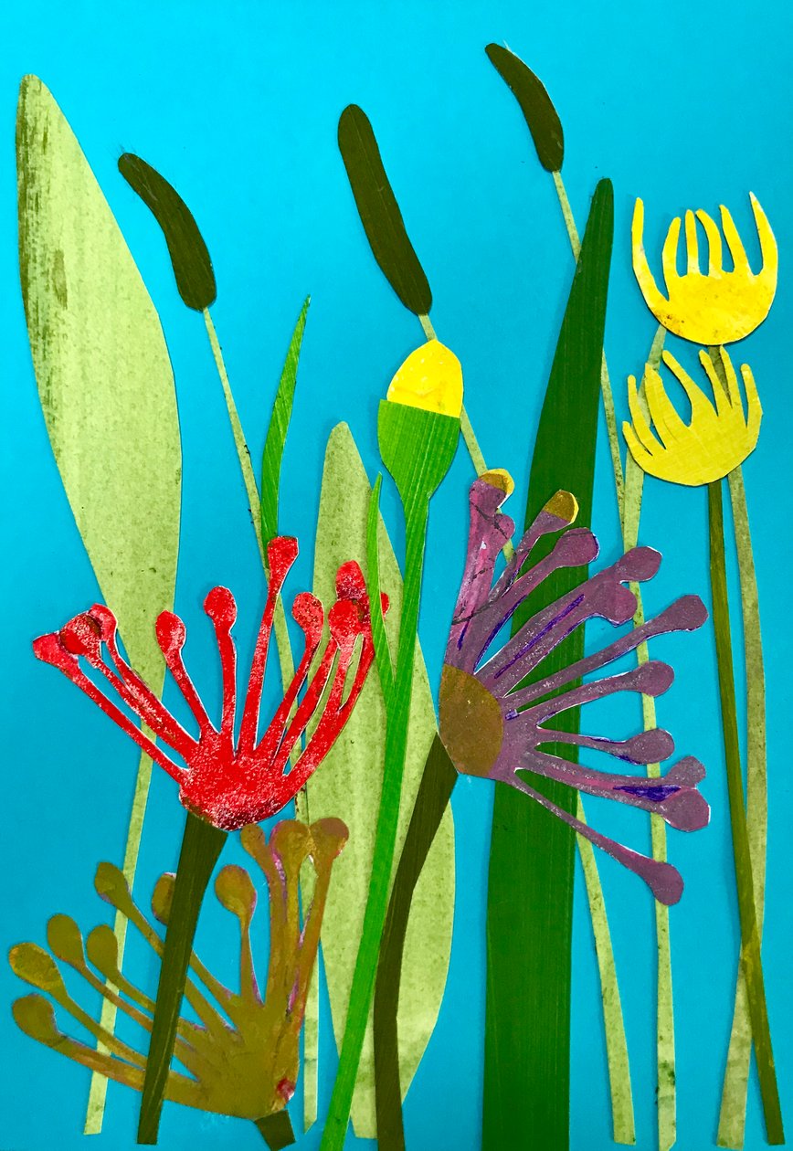 Blumen und Gräser, 2019 von Sarah Thompson Engels