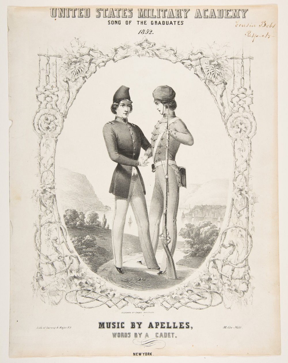 United States Military Academy: Lied der Absolventen, 1852 von Sarony and Co