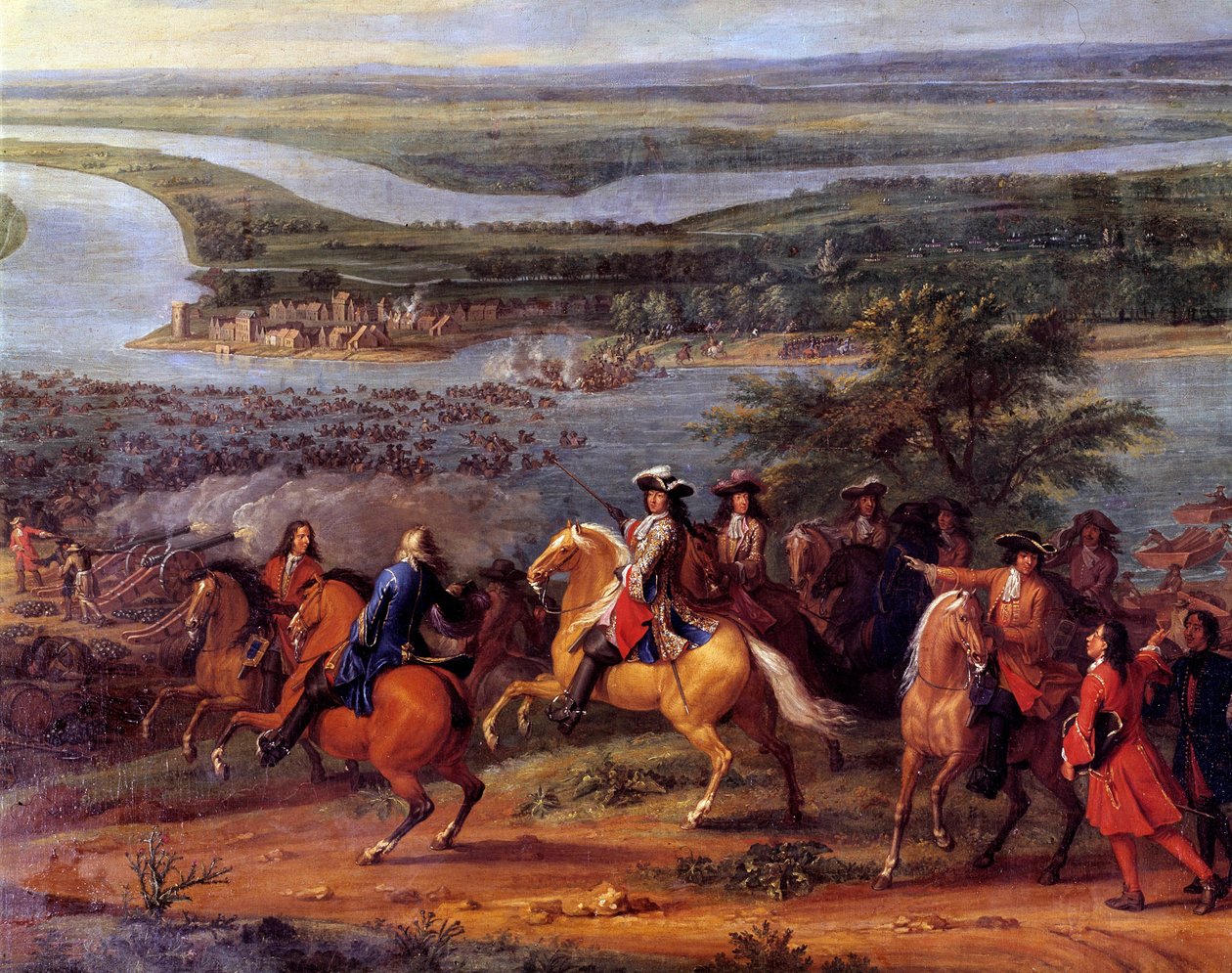 Die Taten des Großen Condé, Überquerung des Rheins von Sauveur Le Conte