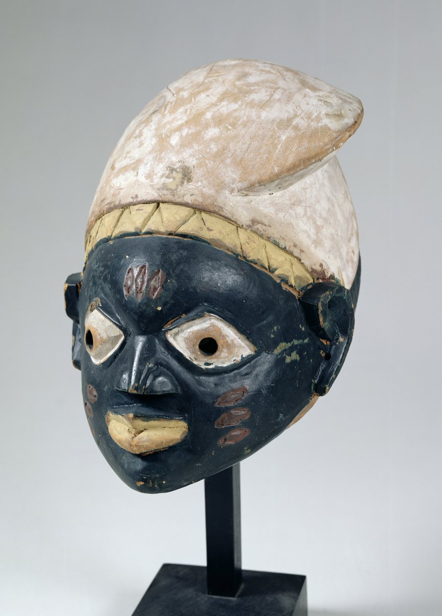Gelede-Maske aus der Yoruba-Gesellschaft, Nigeria von School African