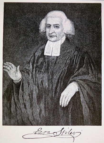 Ezra Stiles, nach dem Gemälde von John Trumball von School American