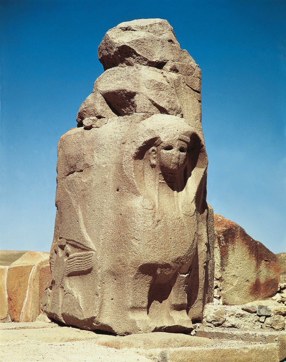 Hethitische Ruinen von Alaca Höyük und das Sphinx-Tor, Türkei ...
