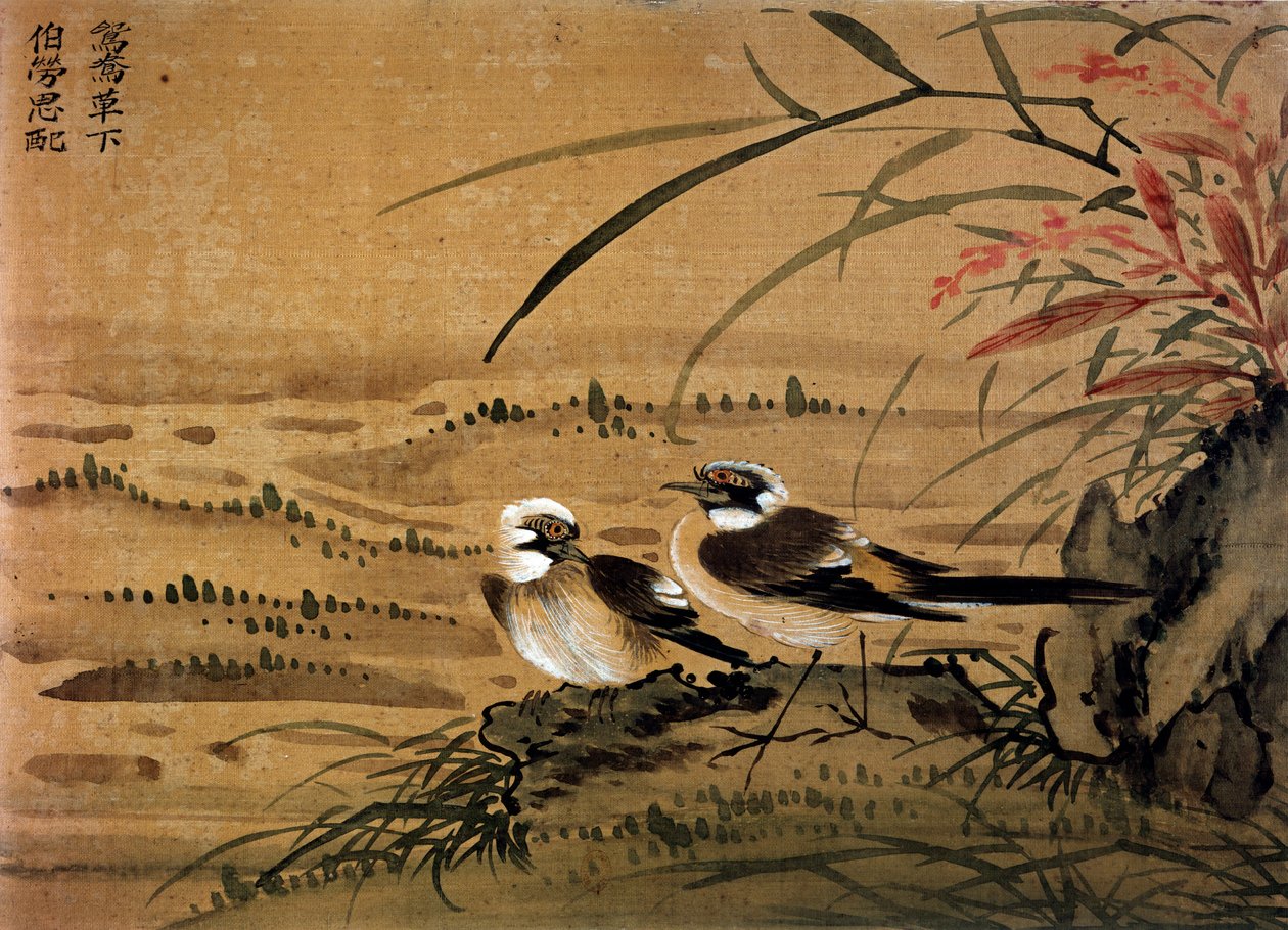 Chinesische Kunst: Vögel von School Chinese