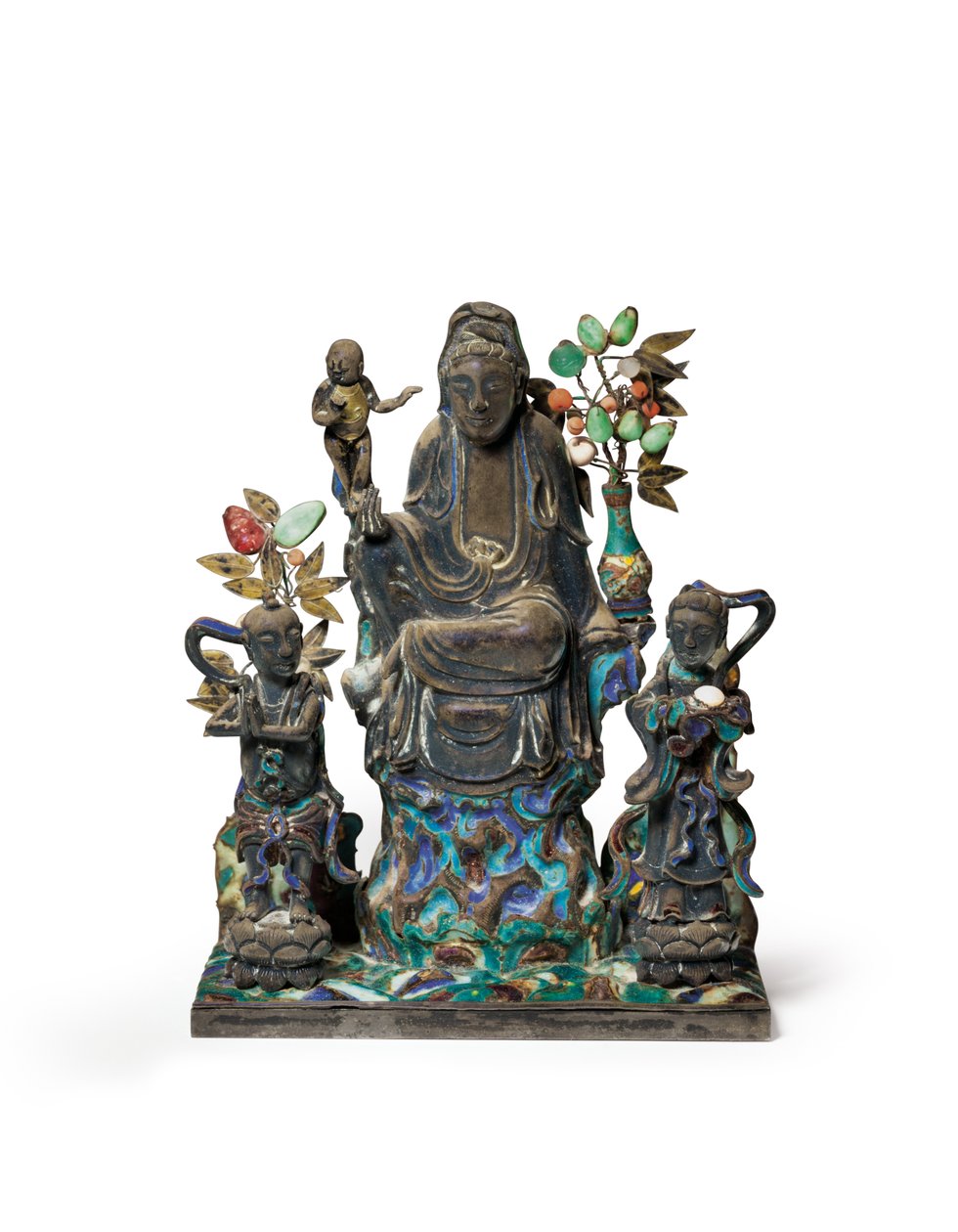 Buddhistische Figurengruppe von School Chinese