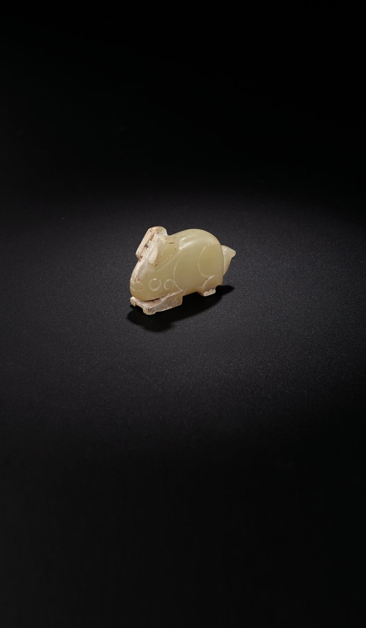 Anhänger in Kaninchenform, späte Shang-frühe Westliche Zhou-Dynastie von School Chinese