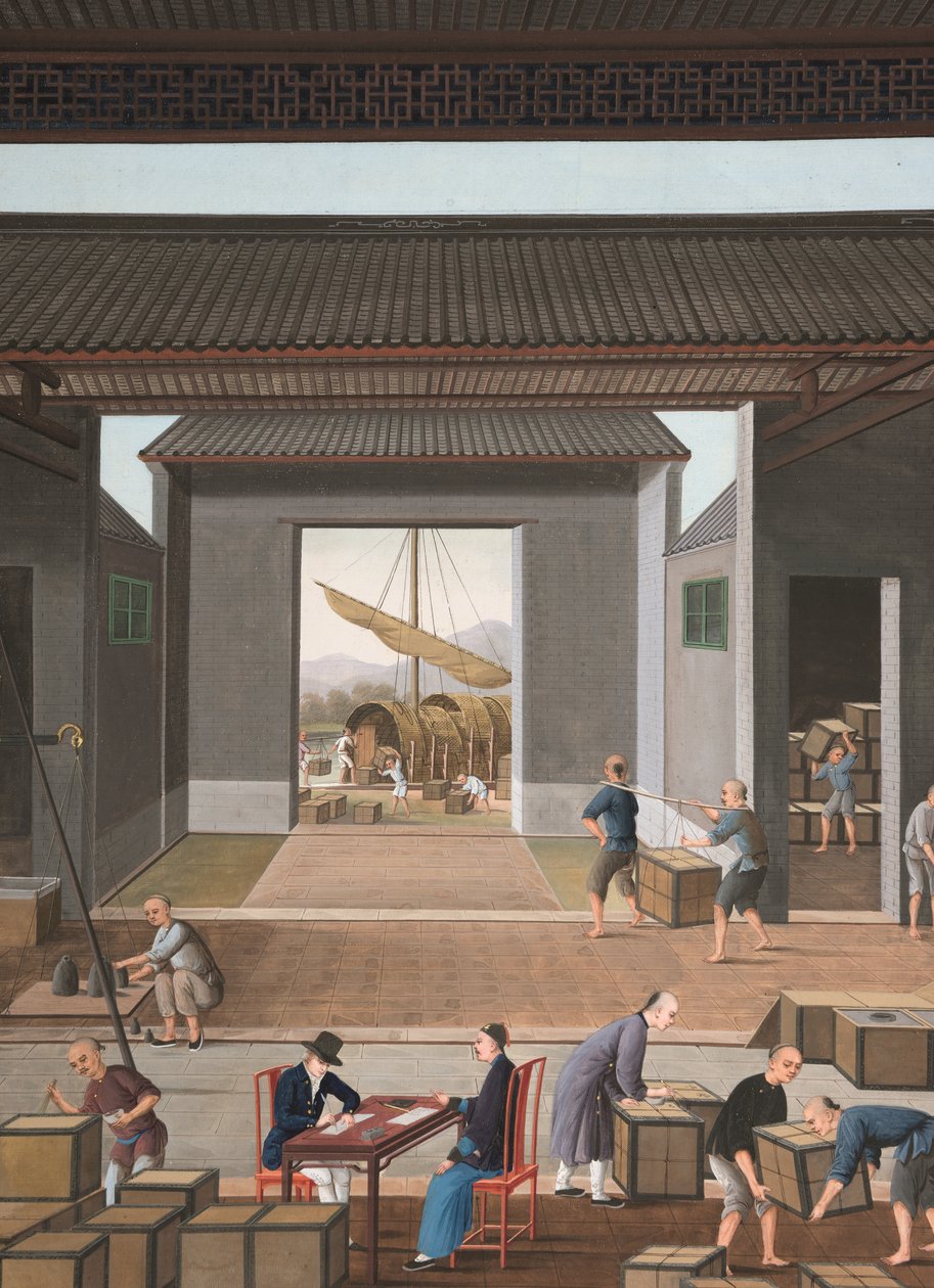 Teeproduktion, ca. 1820 von School Chinese