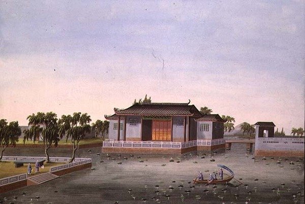 Wassergarten, ca. 1820-40 von School Chinese