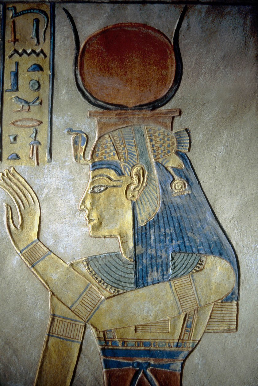 Luxor, Theben: Tal der Königinnen. Grab eines Sohnes von Ramses II., Die Göttin Isis von School Egyptian