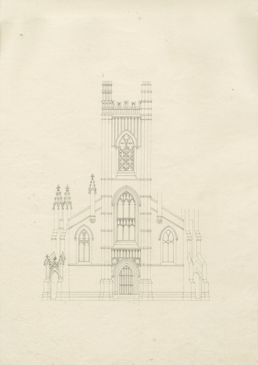 Burton-upon-Trent - Heilige Dreifaltigkeitskirche von School English
