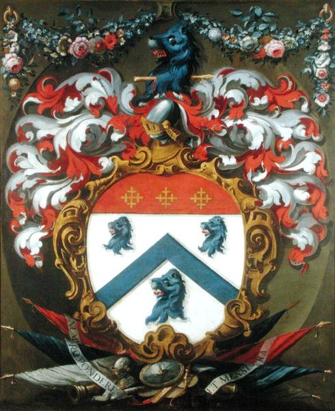 Wappen von Sir Christopher Wren (1632-1723) von School English