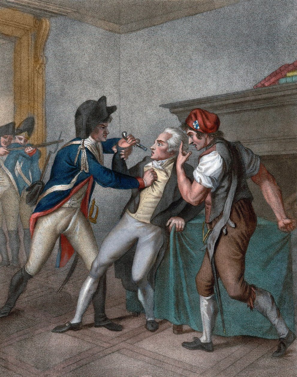 Verhaftung von Maximilien Robespierre am 27.07.1794 - Die Festnahme von Robespierre von School French