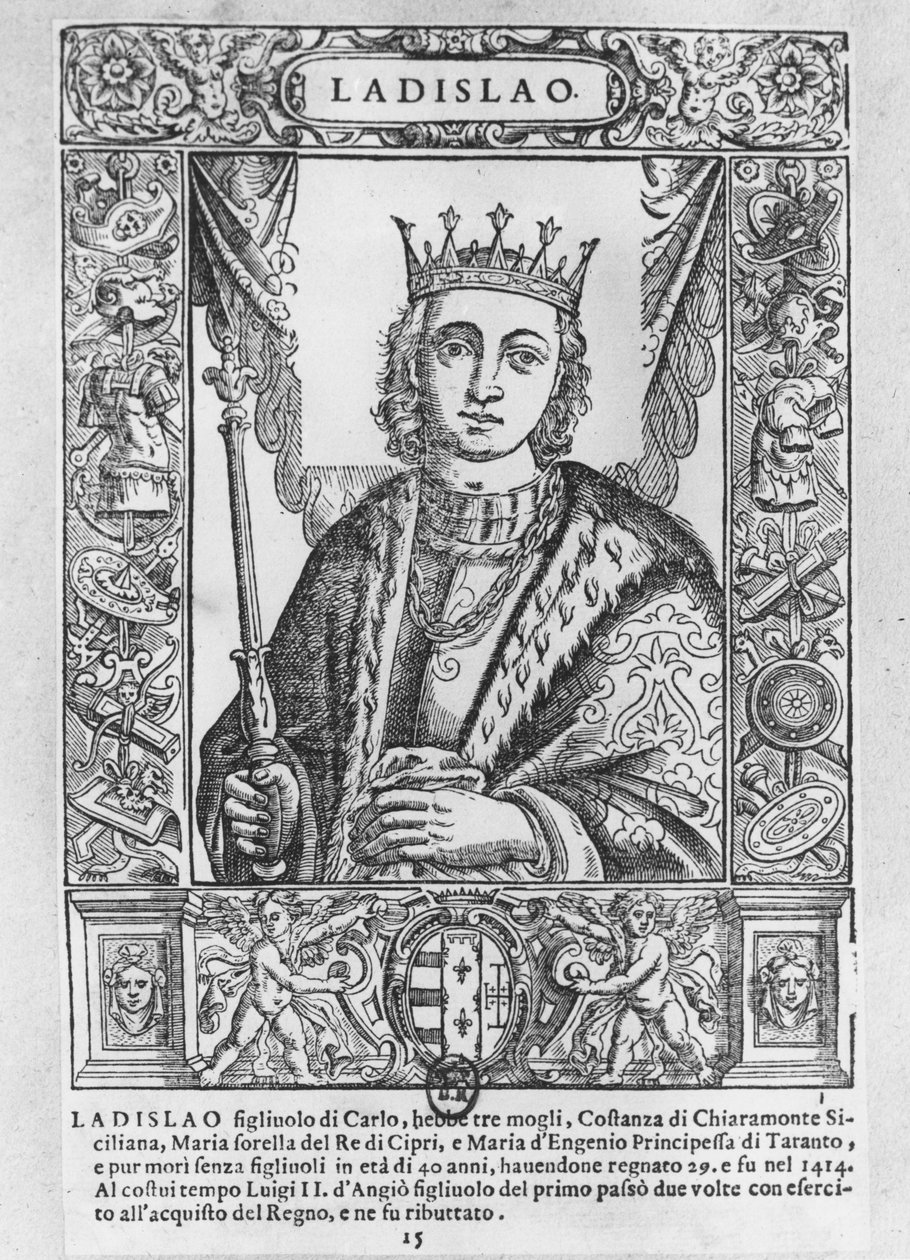 Ladislaus der Großmütige (Gravur) von School French