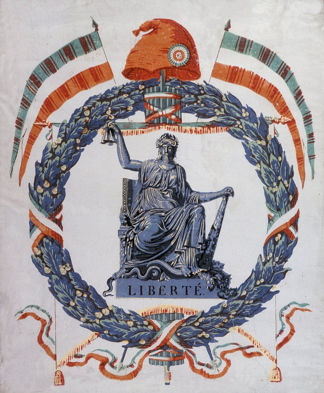 Freiheit: Allegorie der Revolution und der Republik von School French
