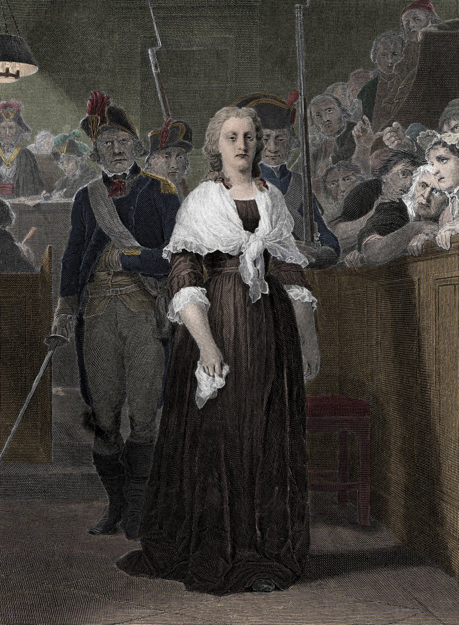 Königin Marie Antoinette (1755-1793) Verurteilt durch das Revolutionstribunal im Oktober 1793 von School French