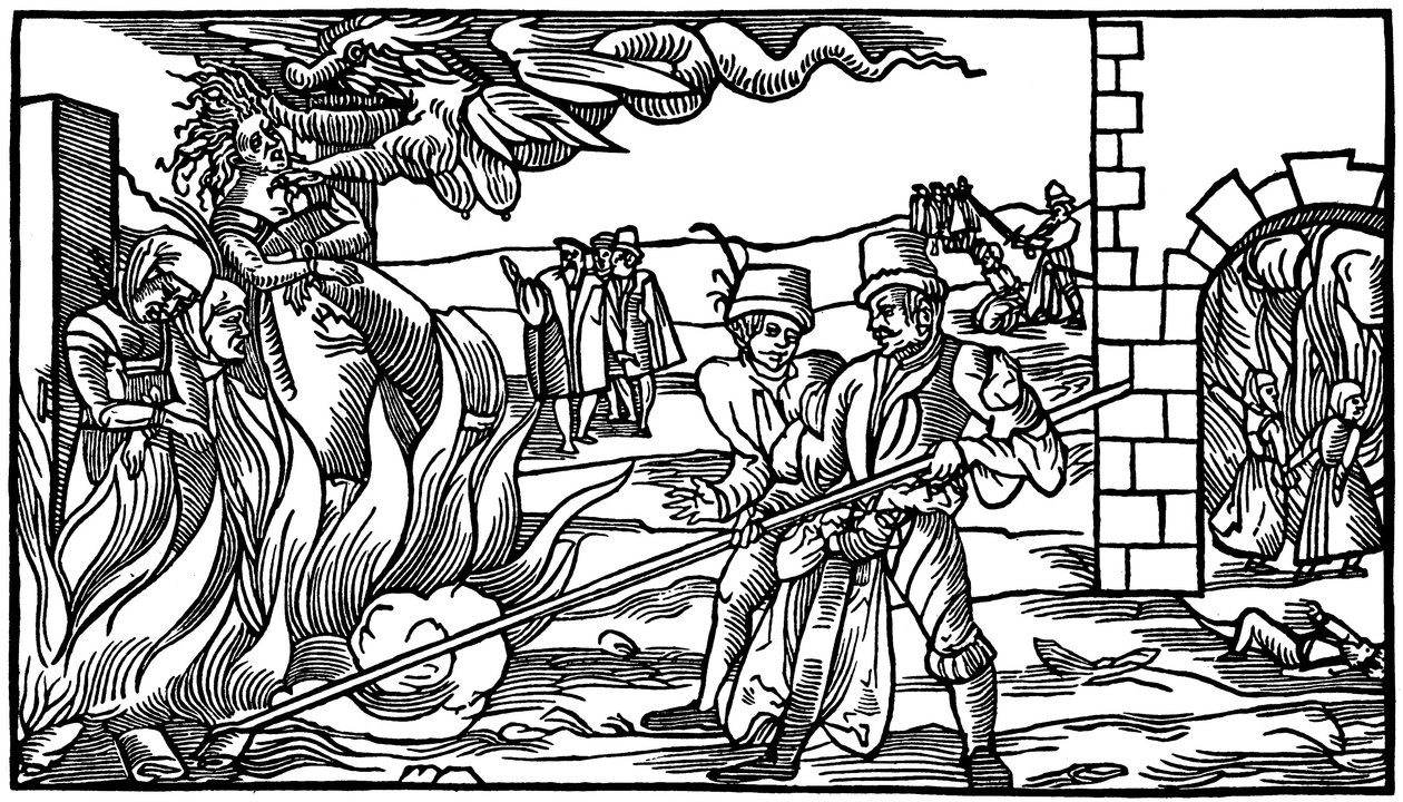 Hexenschlächter (Gravur) von School French
