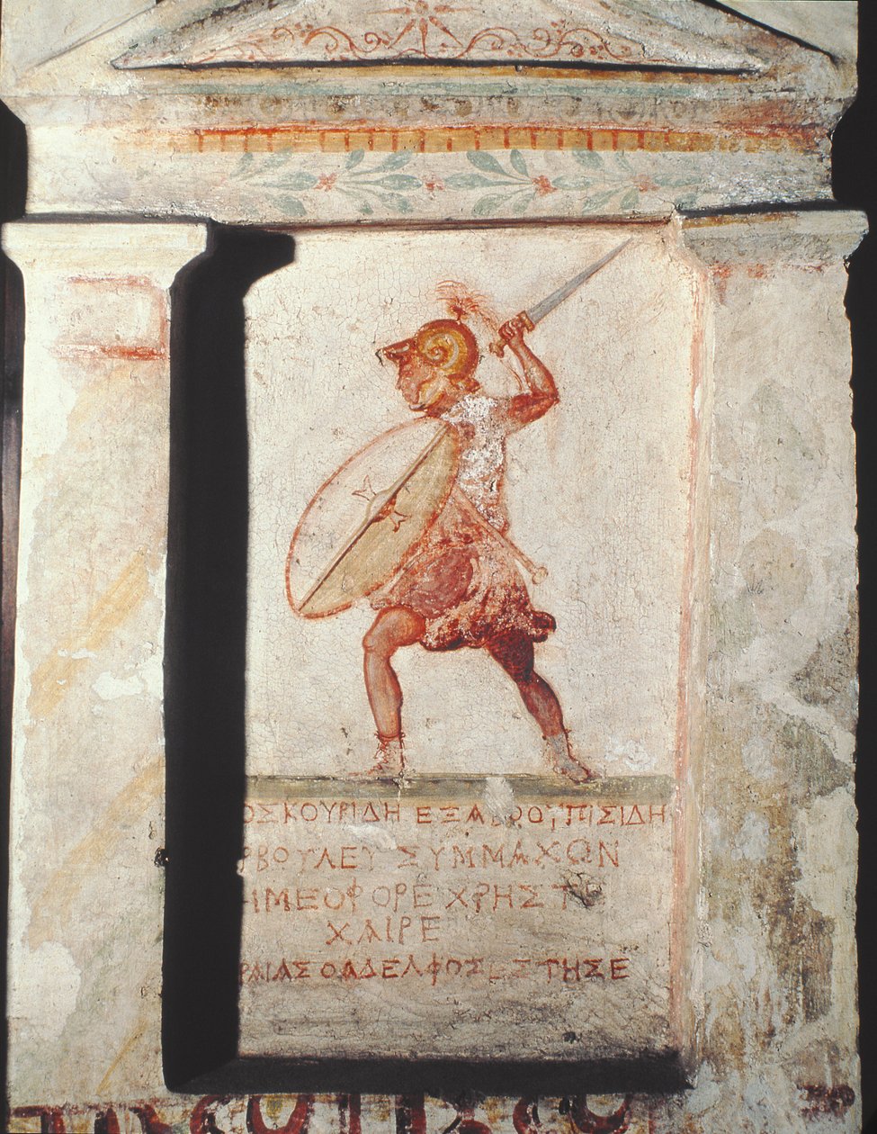 Einer der Dioskuren (Castor oder Pollux), Griechisch von School Greek