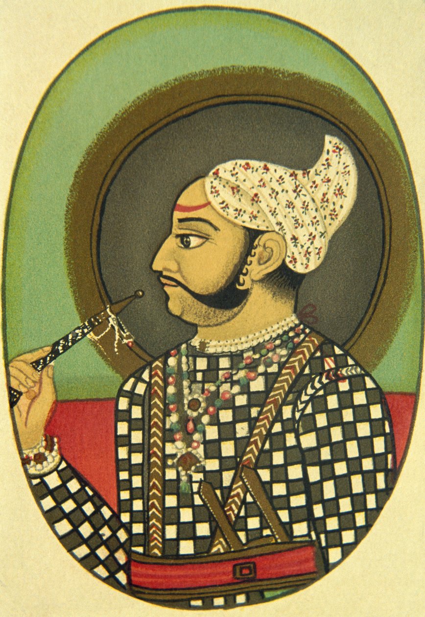 Porträt von Maharaja Bundi Budh Singh, Indien von School Indian