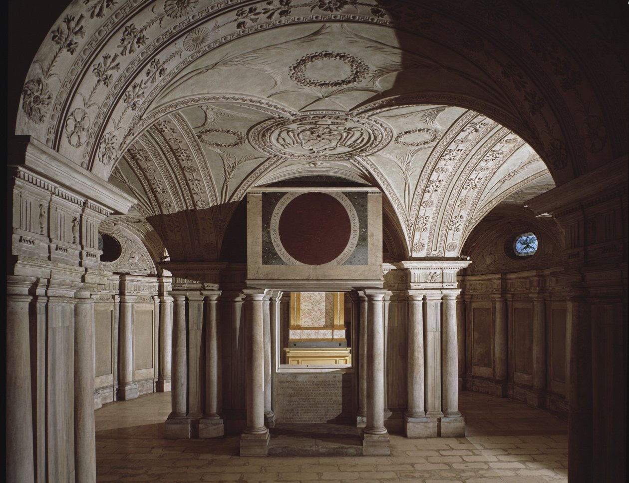 Krypta der Kirche von St. Martino ai Monti, 4.-5. Jahrhundert von School Italian