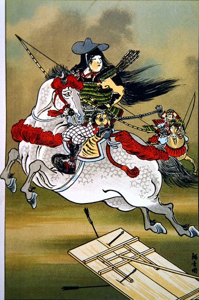 Tomoe, eine mutige Kriegerin Japans während der Genji- und Heishi-Perioden von School Japanese