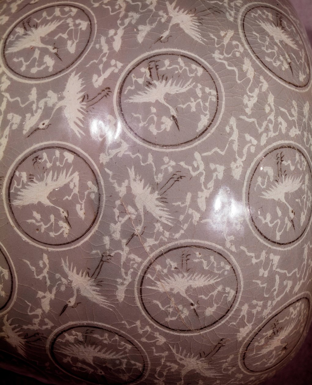 Koreanische Kunst: Vase Detail 