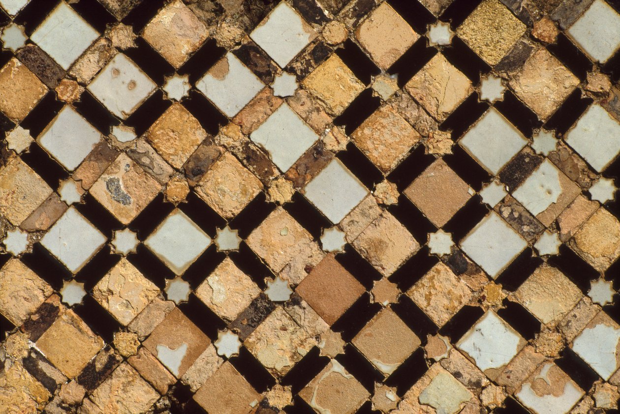 Chella-Nekropole, Detail eines dekorativen Panels von School Moroccan