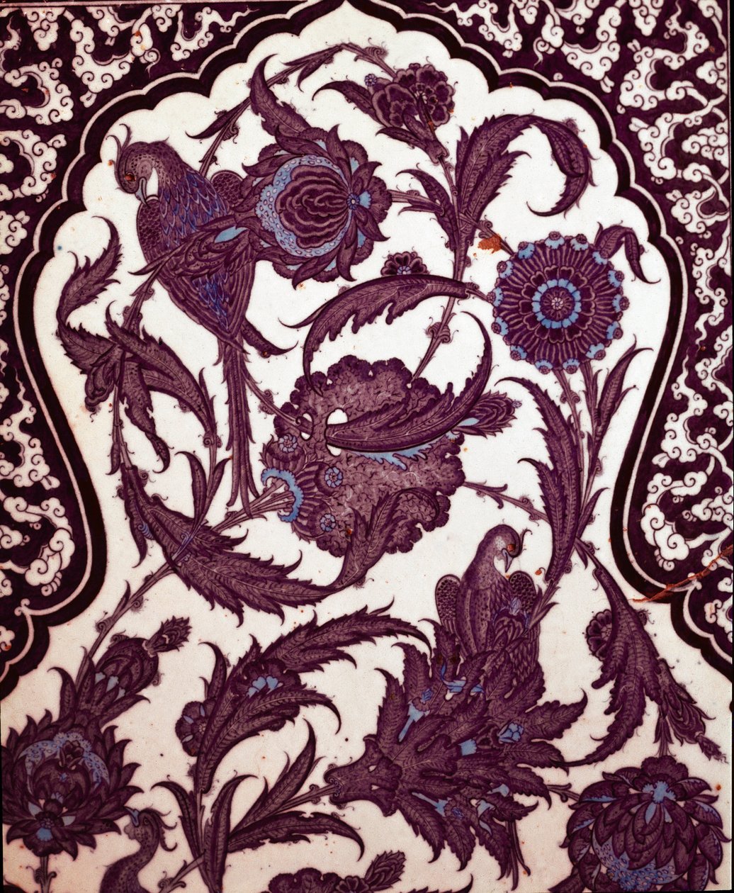 Osmanische Kunst: Iznik-Keramik, die den Beschneidungssaal des Topkapi-Palastes in Istanbul schmückt von School Ottoman