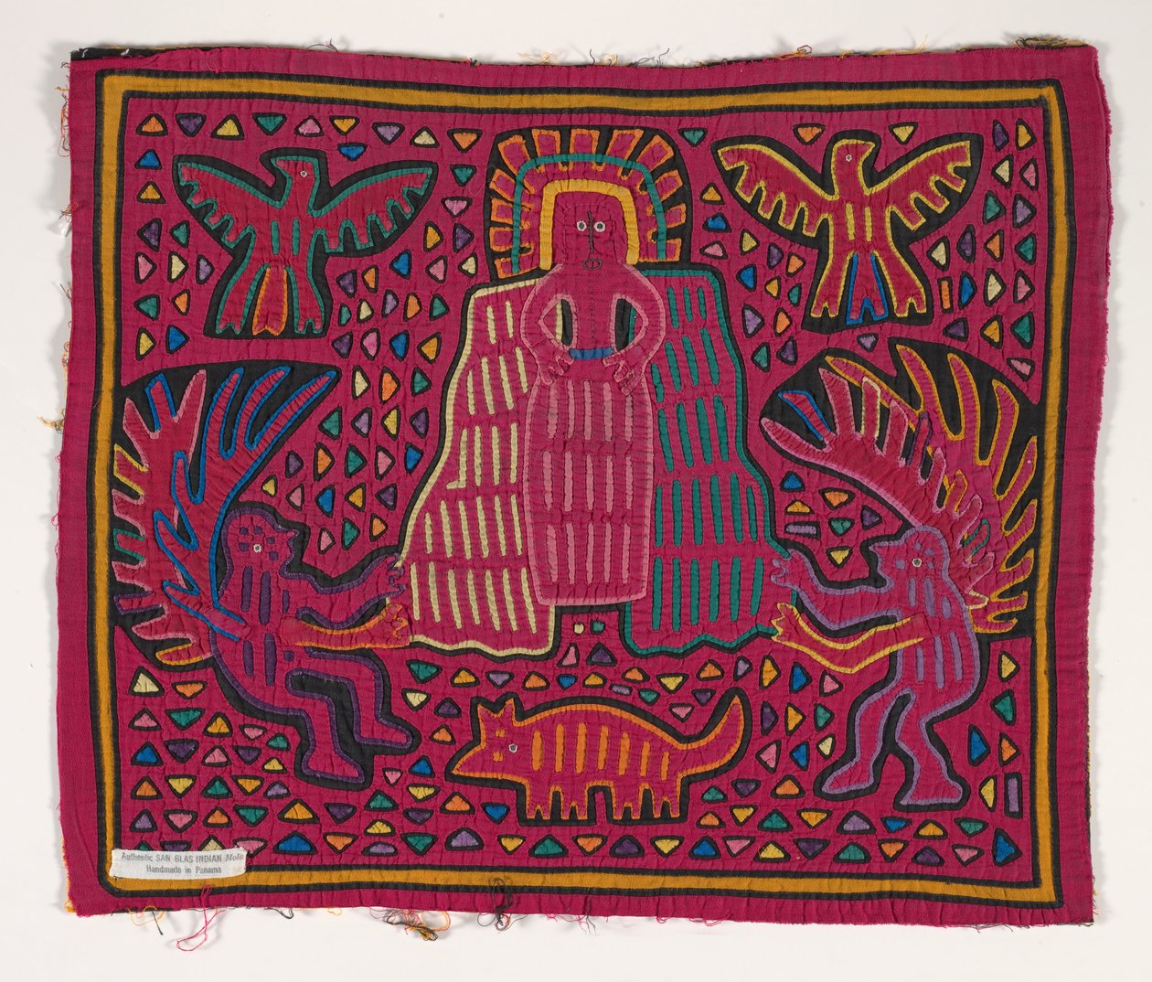 Hemdtafel (Mola), Kuna-Volk, San-Blas-Inseln, ca. 1950er von School Panamanian
