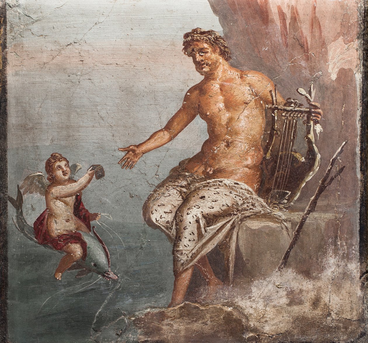 Polyphem und Galatea, Herculaneum von School Roman