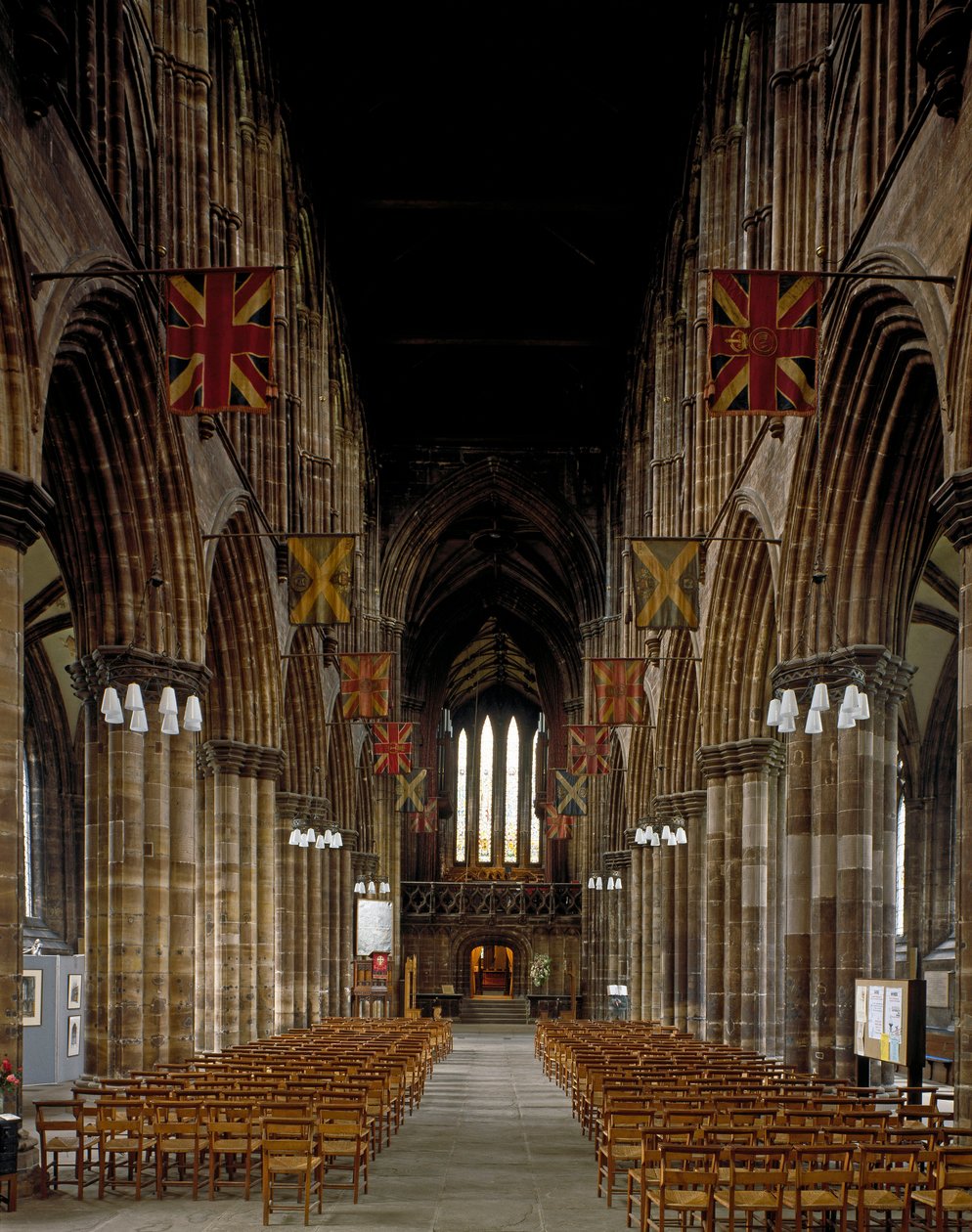 Gotische Kunst: Ansicht des Inneren der Kathedrale von Glasgow von Scottish School