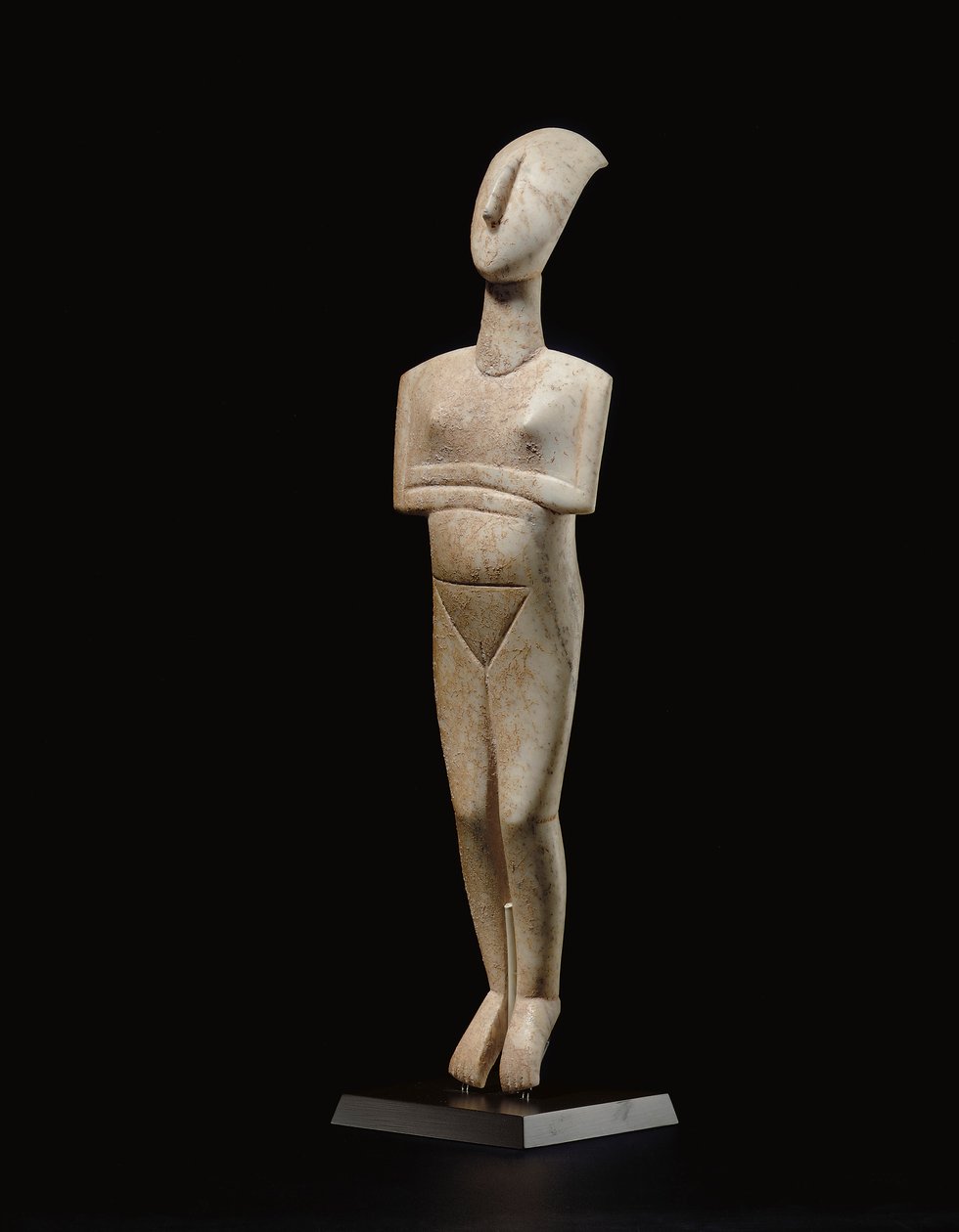 Kykladische liegende Frauenfigur, Namensstück des Schuster-Meisters, Frühe Kykladische II, ca. 2400 v. Chr. von Schuster Master