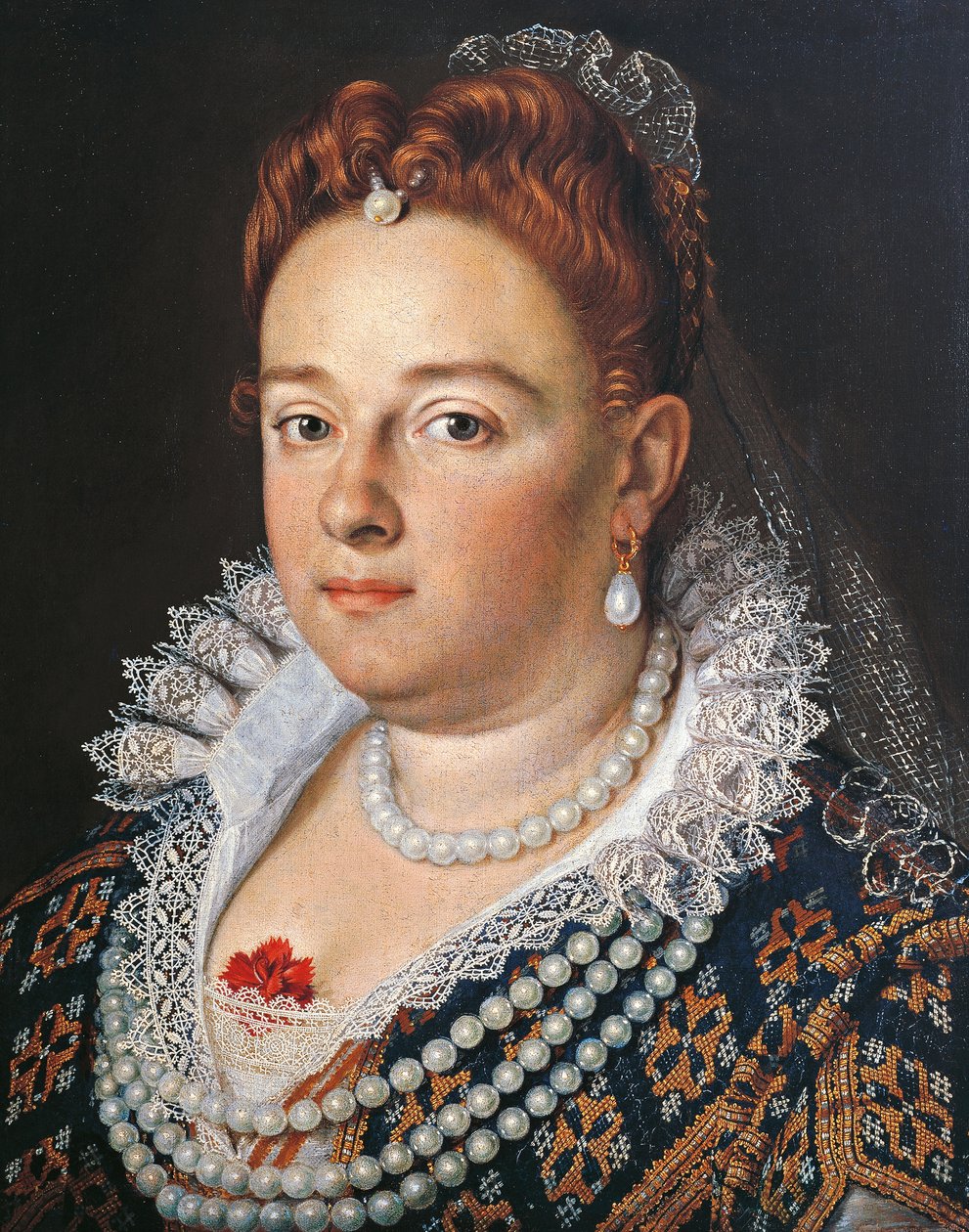 Porträt von Bianca Cappiello, Ehefrau von Francesco I. de Medici von Scipione (1550 98) Pulzone