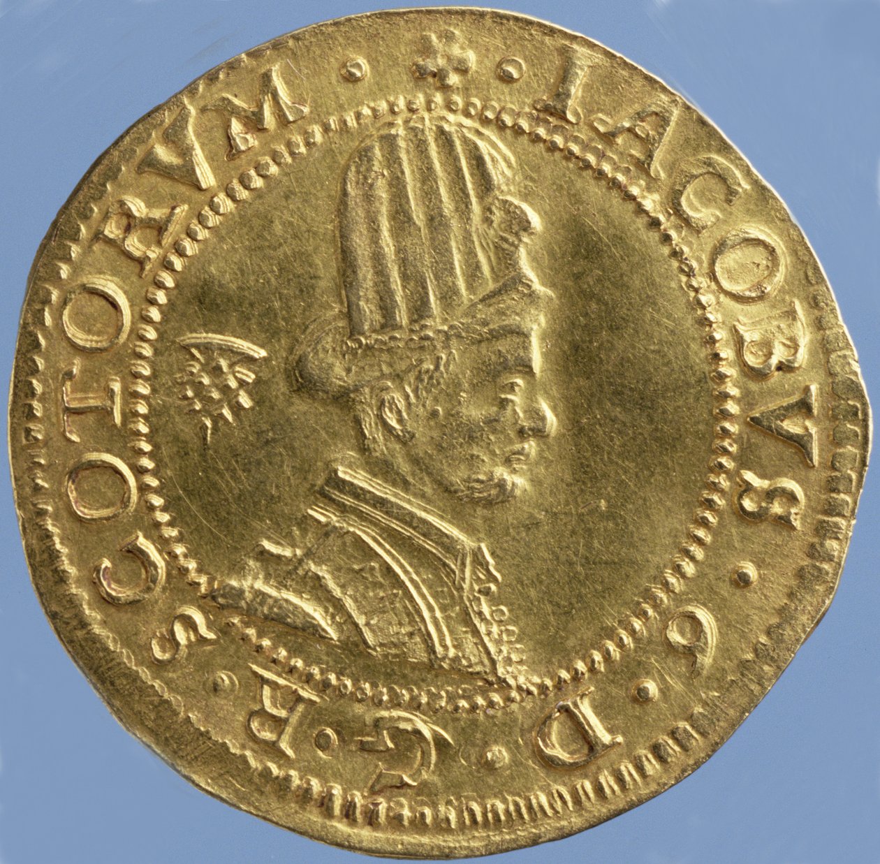 4-Pfund-Schottland (Hutstück) von James VI, Edinburgh-Münze, 1591 (Vorderseite) von Scottish School