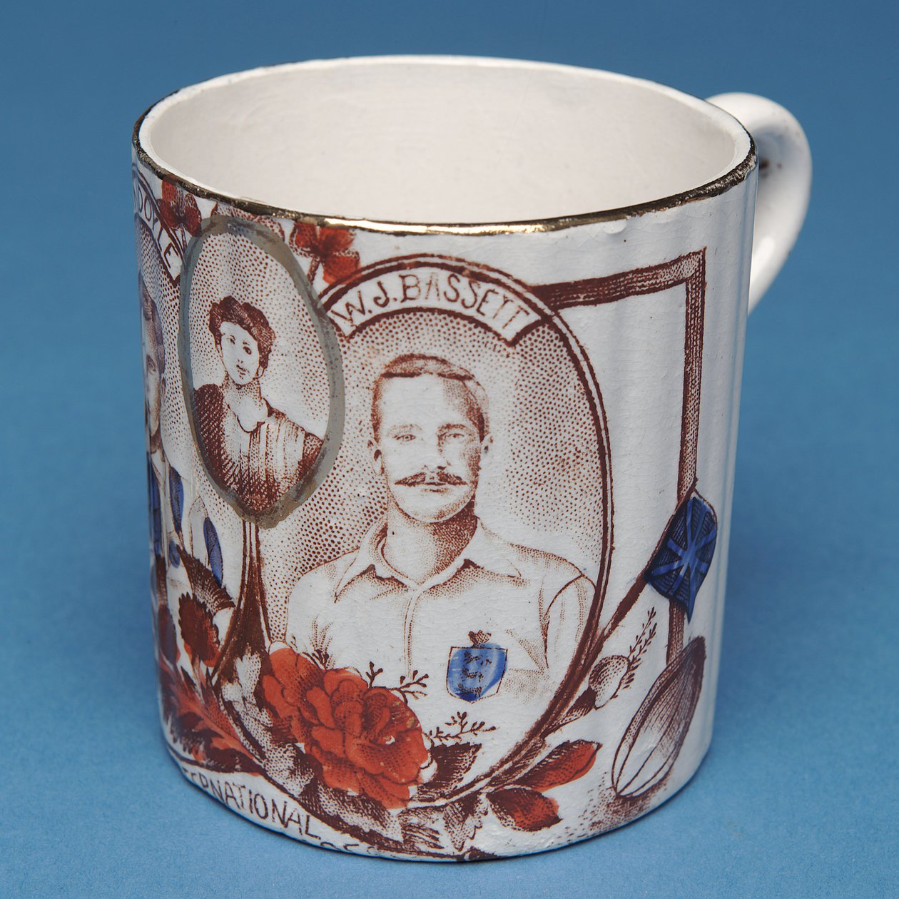 England gegen Schottland Souvenirkrug (Keramik) von Scottish School