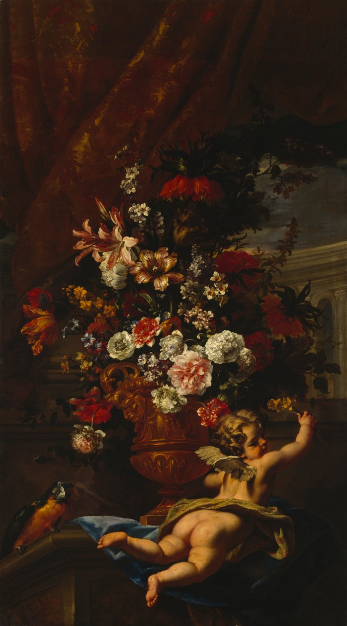Amor und Blumen von Sebastiano & Monnoyer J B (1636 99) Ricci