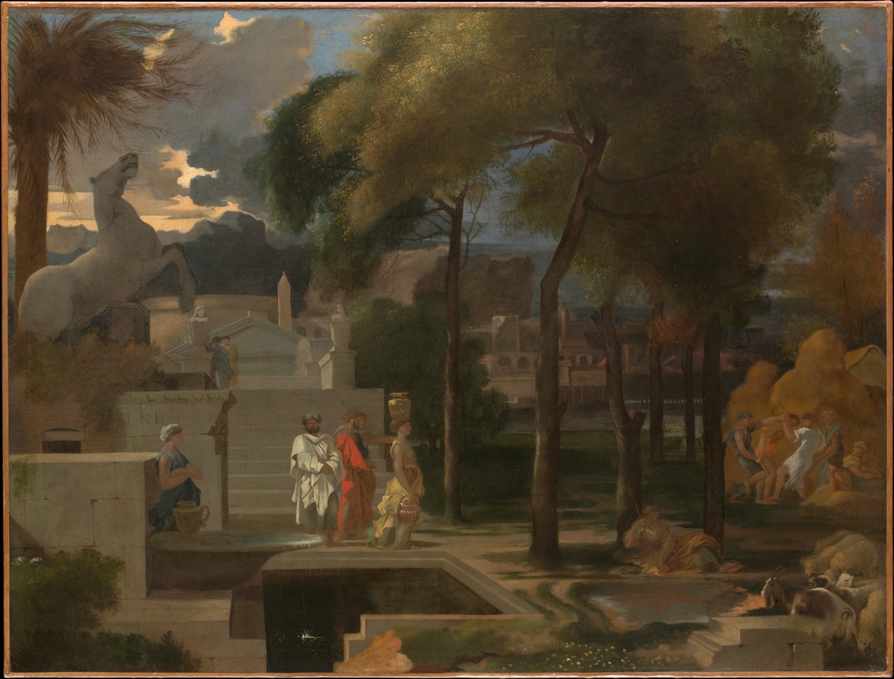 Eine klassische Landschaft von Sébastien Bourdon