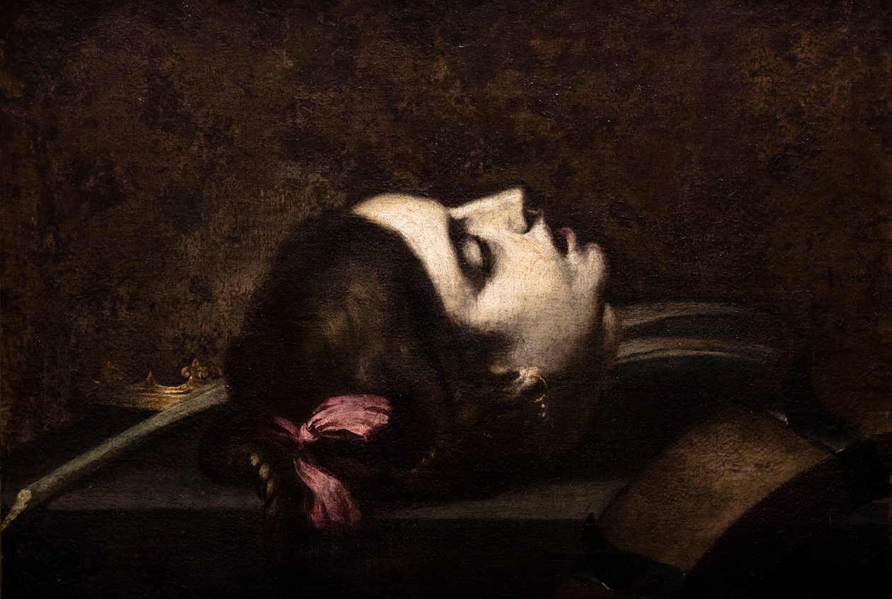 Kopf der Heiligen Katharina von Alexandria von Sebastián de Llanos y Valdés