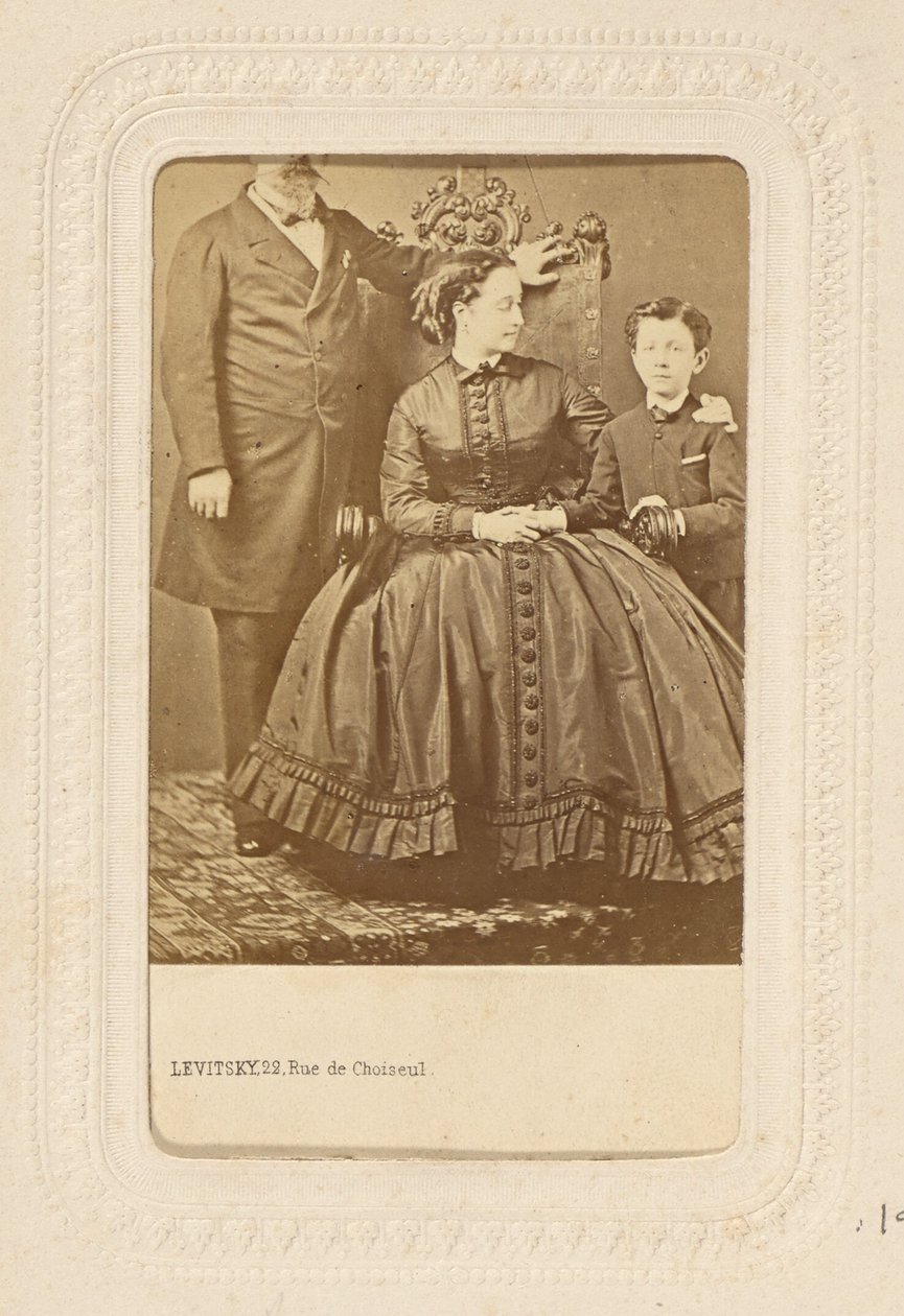 [Napoleon III, Kaiserin Eugenie & Eugene Louis Jean Joseph Bonaparte] von Sergei Luvovich Levitsky