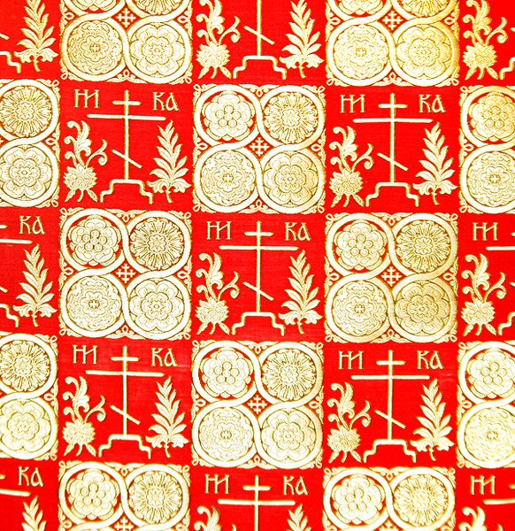 Olovyanishnikov Manufaktur Halbseiden-Satin, frühes 20. Jahrhundert von Sergei Vashkov