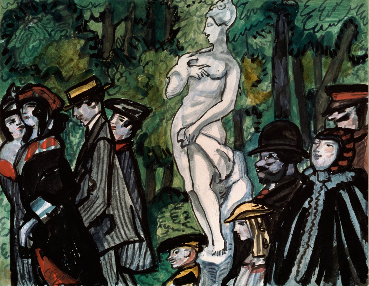 Im Sommergarten von Sergei Yurevich Sudeikin