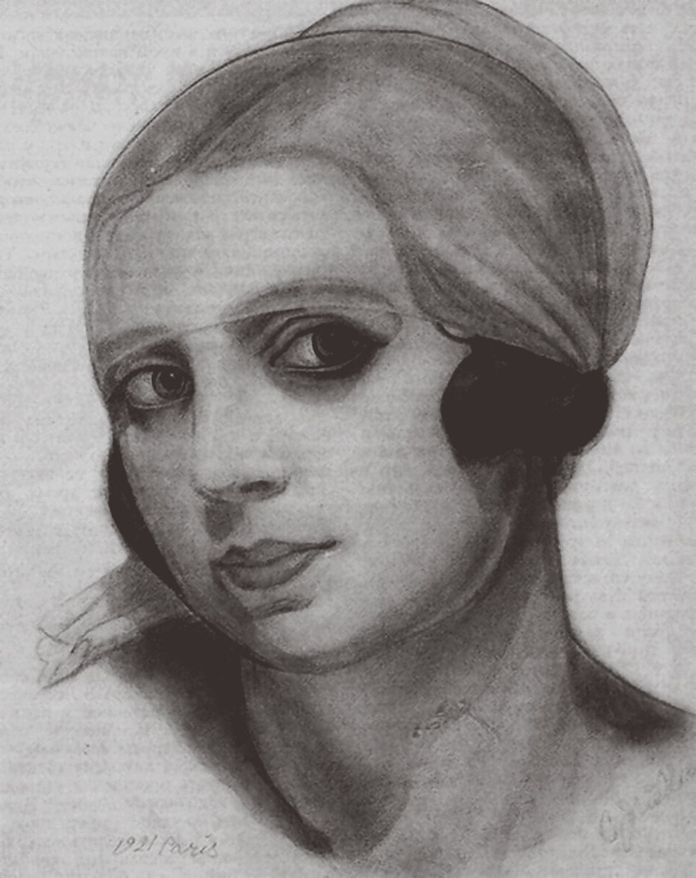 Vera de Bosset Stravinsky, 1921 von Sergei Yurievich Sudeykin