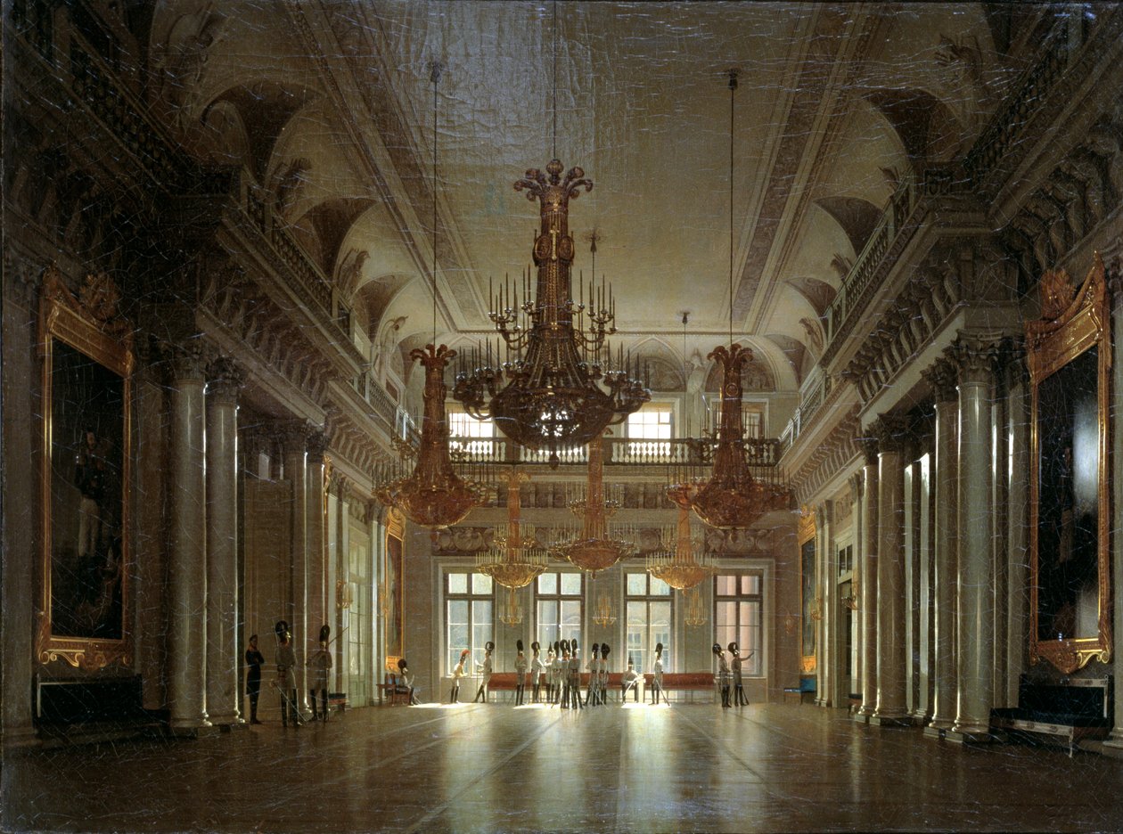 Die Halle des Feldmarschalls im Winterpalast von Sergey Konstantinovich Zaryanko