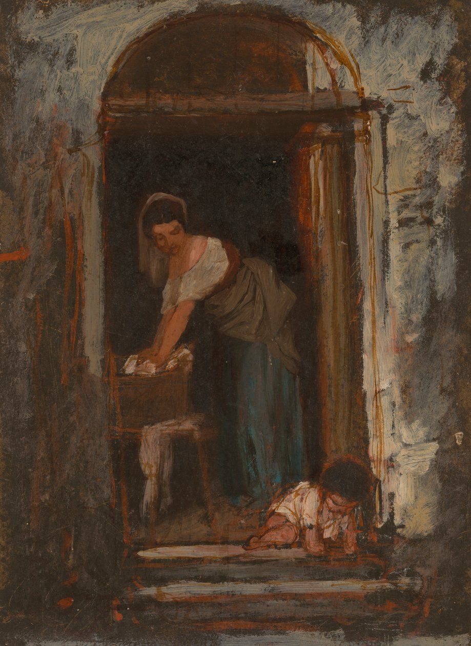 Stella und Kind von Severin Falkman