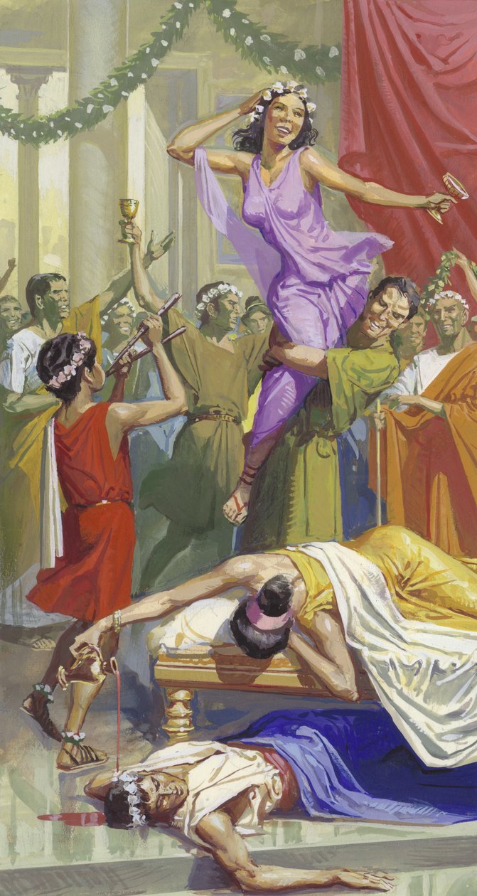 Das römische Fest Saturnalia von Severino Baraldi