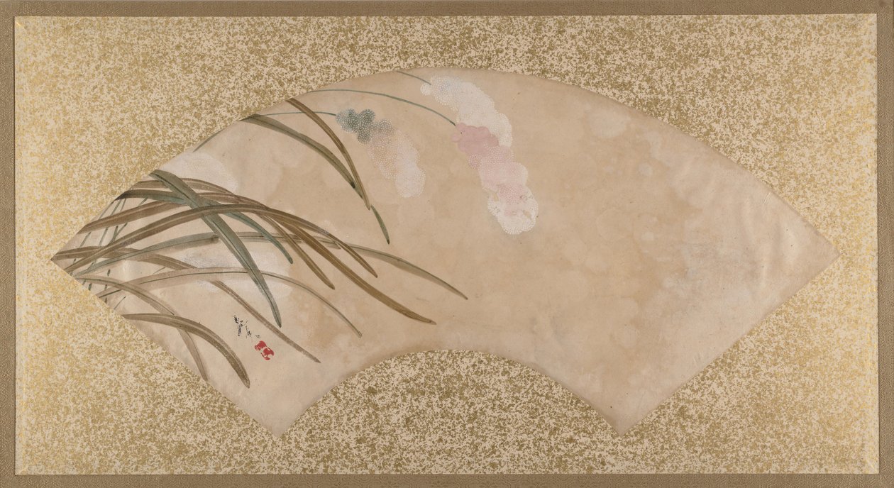 Blumen und Blätter, spätes 19. Jahrhundert von Shibata Zeshin