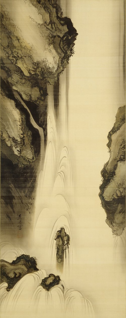 Wasserfall von Shibata Zeshin