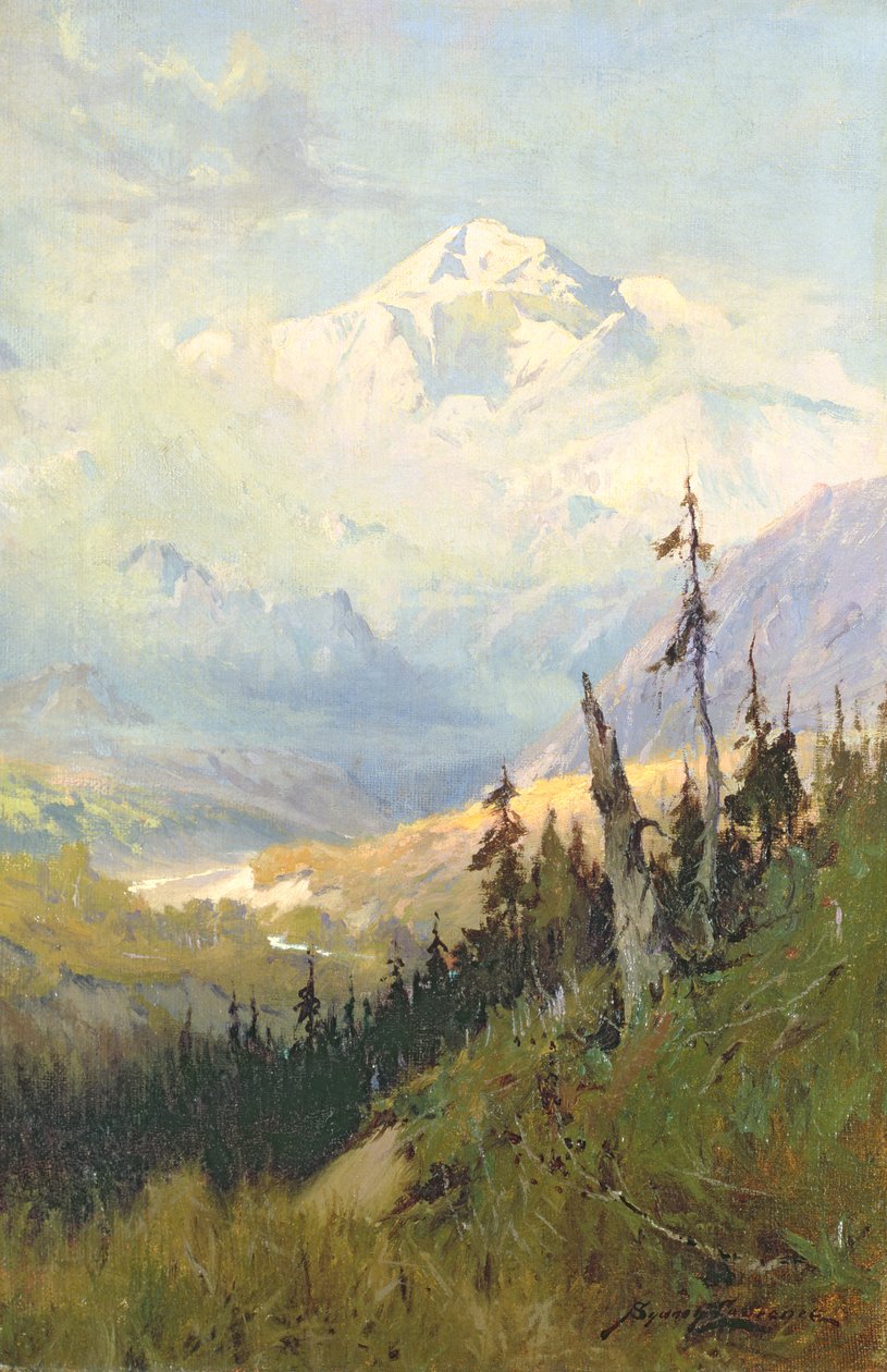 Ein Herbsttag, Mt. McKinley von Sidney Laurence
